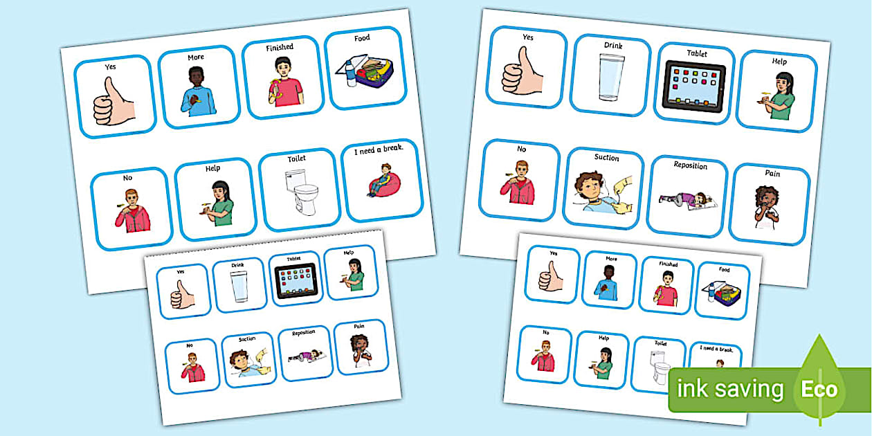 Editable Communication Boards for Basic Needs (teacher made)
