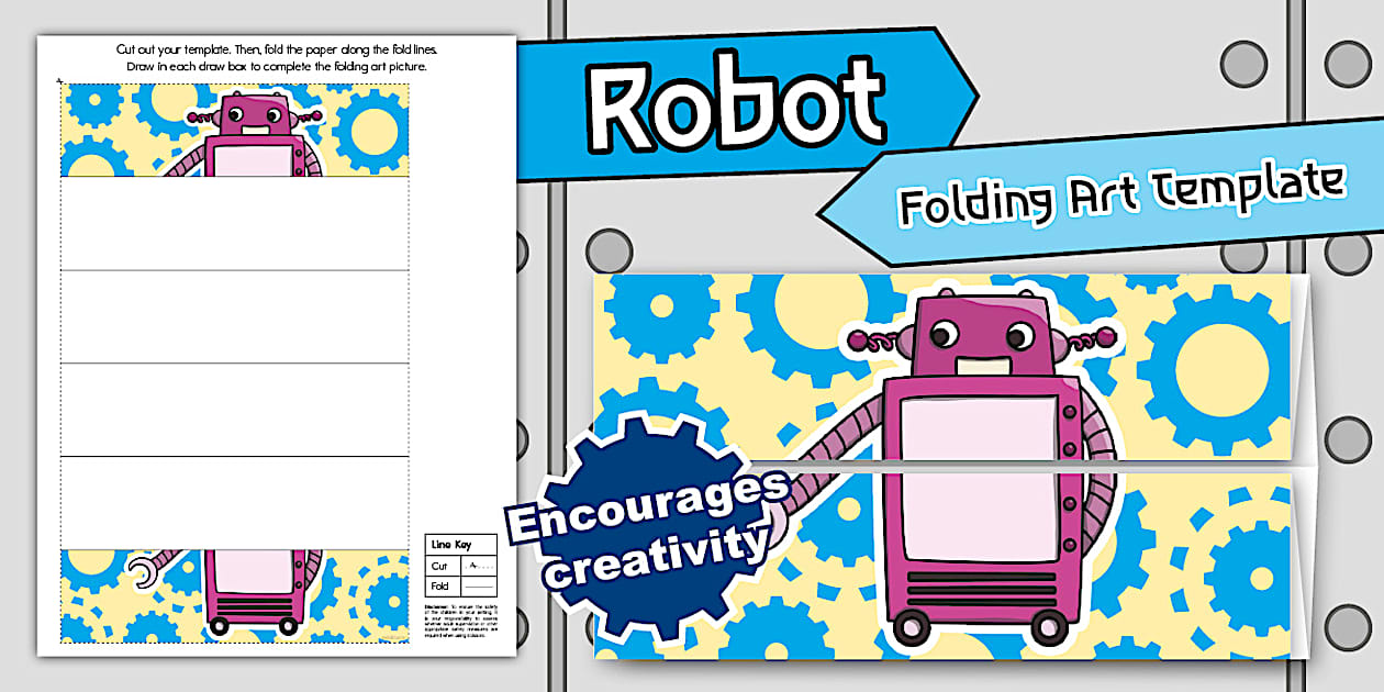 Robot Folding Art Template