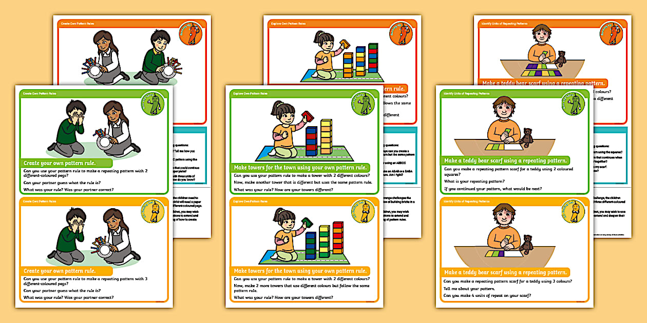 👉 Repeating Patterns Chilli Challenges Pack | Twinkl