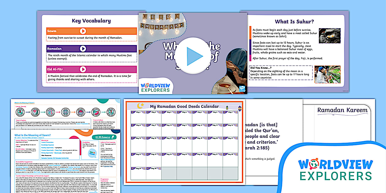 RE: The Five Pillars of Islam: LKS2 Lesson Pack 5 Twinkl