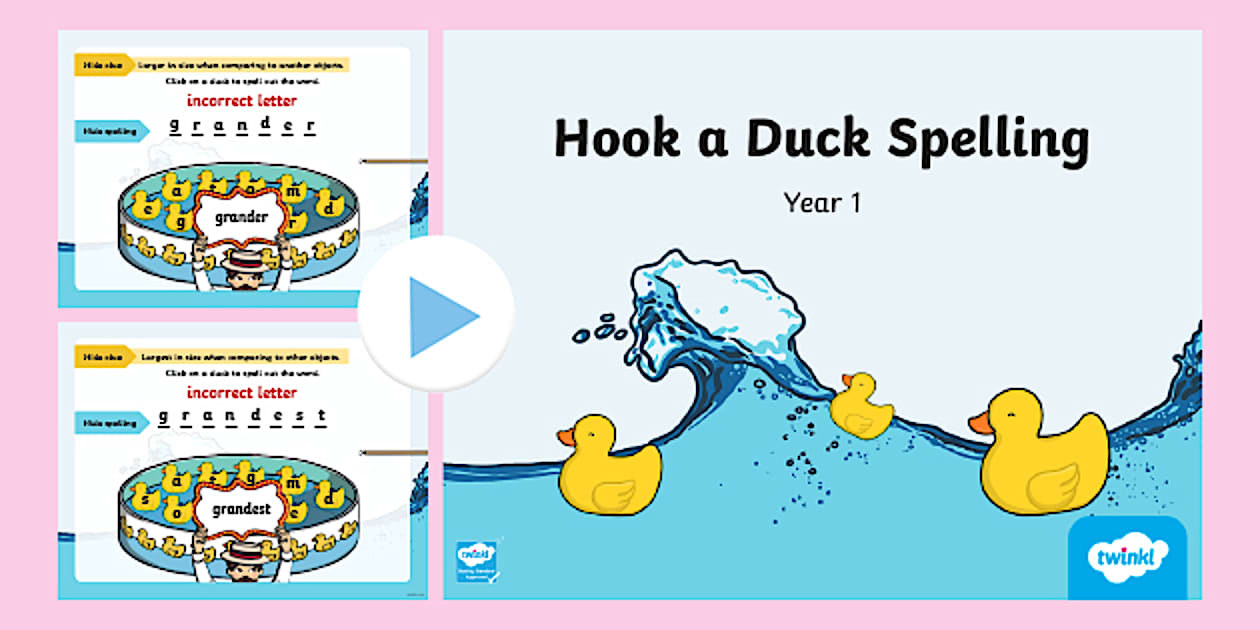 Spelling PowerPoint Game - Online Games for Spelling - Y1