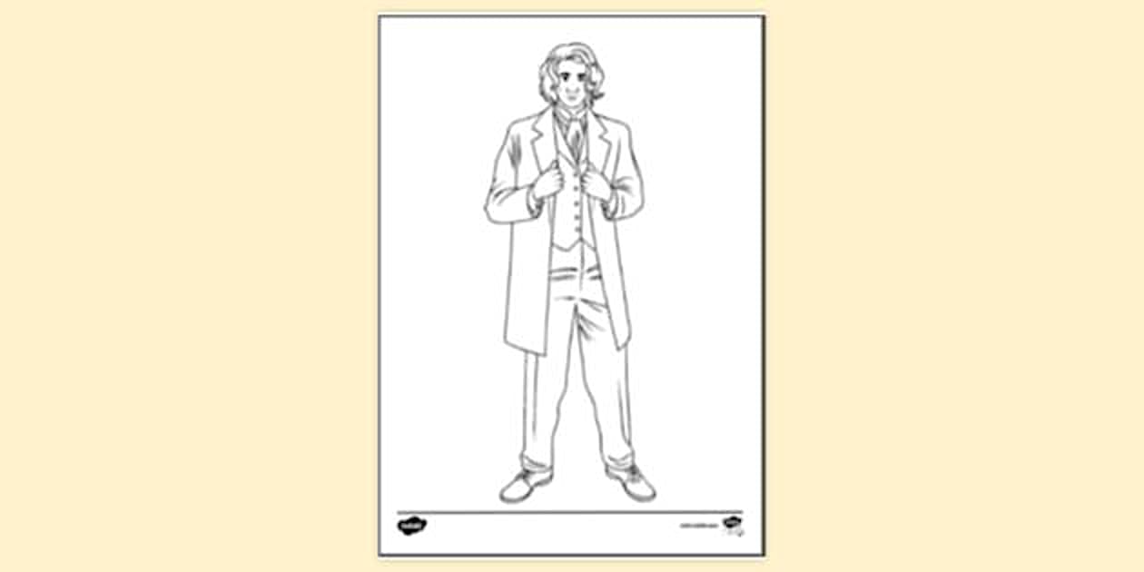 Mr Rochester Colouring Sheet | Colouring Sheets