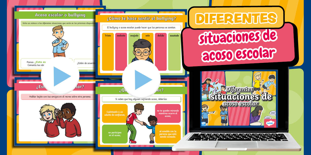 Presentación Anti-bullying: Situaciones Escolares