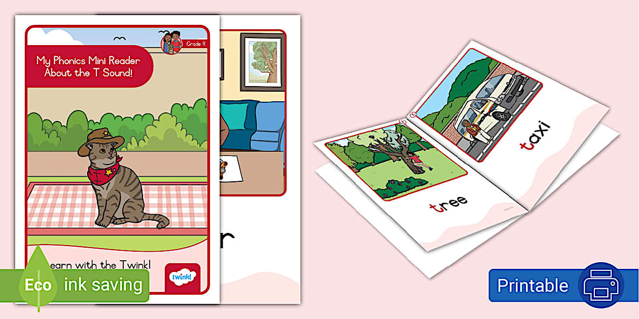 Gr. R Phonics Mini Reader: T Sound