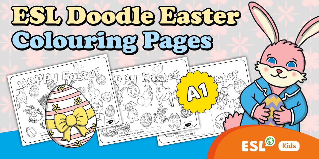 Easter Colouring Pages for Kids
