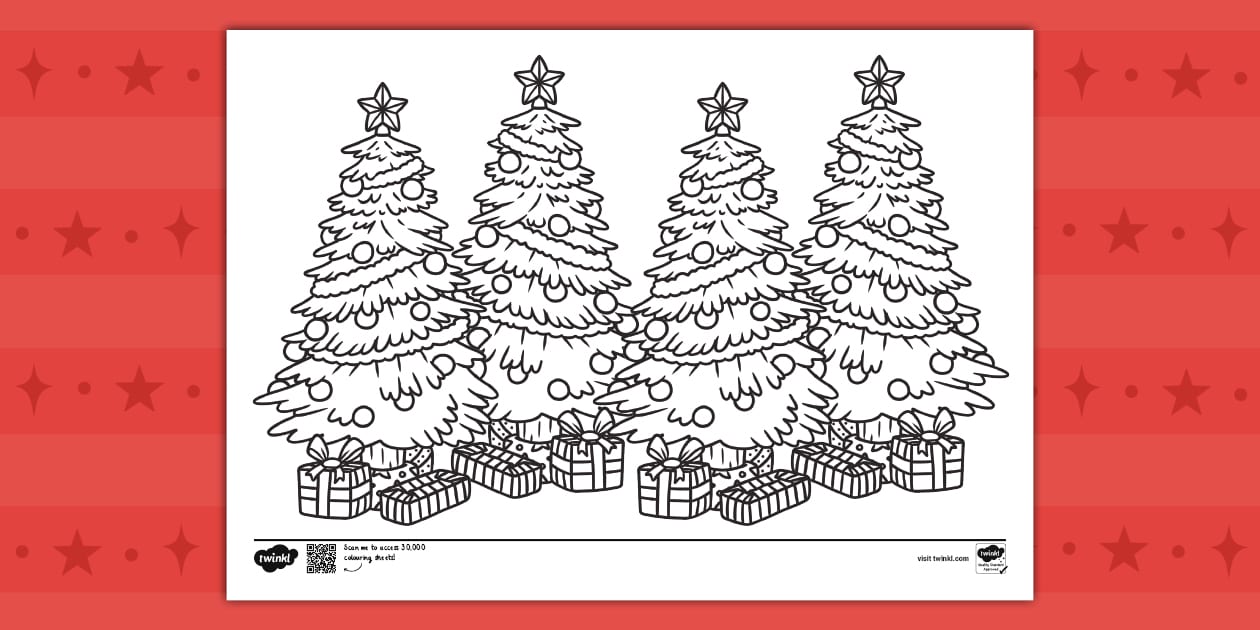 Christmas Colouring Page (Printable) | Twinkl (teacher made)