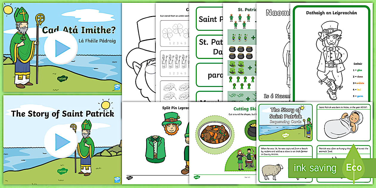 St. Patricks Day Junior and Senior Infants Resource Pack