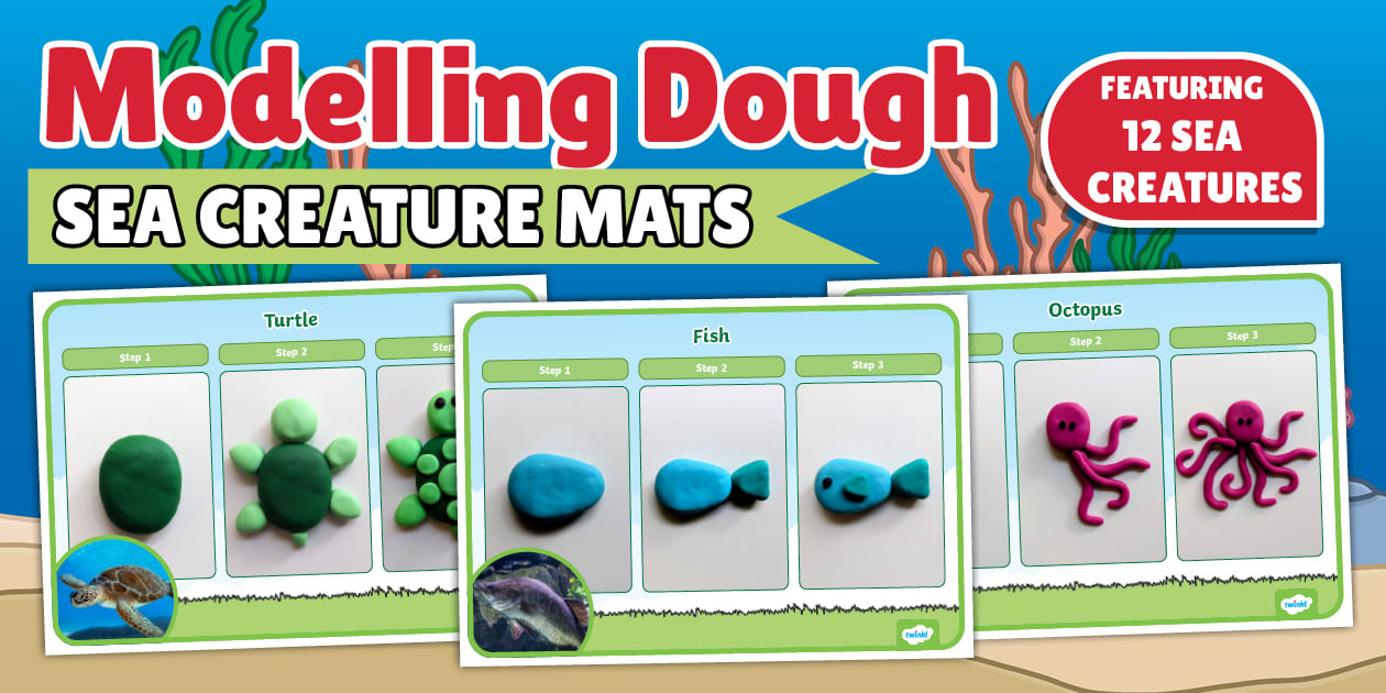Modelling Dough Sea Creature Mats