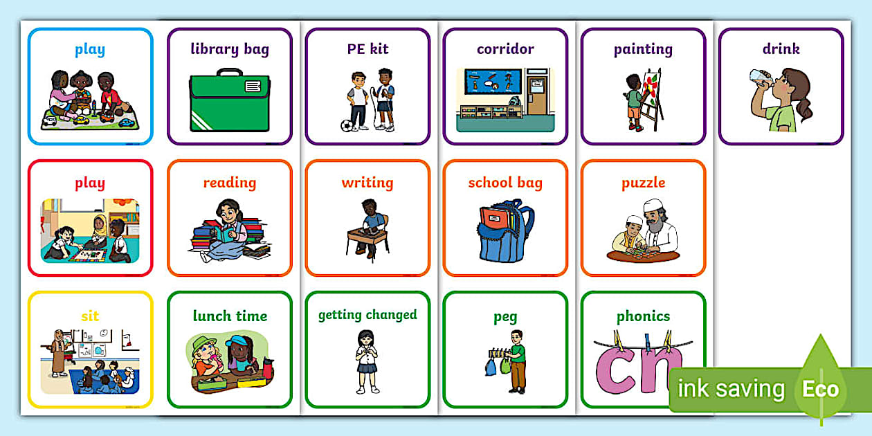EAL cards - Daily Routine Primary Resources (teacher made)