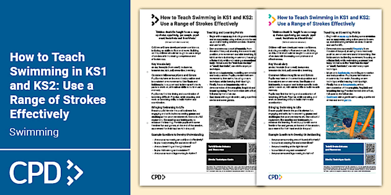 How To Teach Swimming In KS1 And KS2 Use A Range Of Strokes Effectively How to teach swimming in ks1 and ks2 use a range of strokes effectively