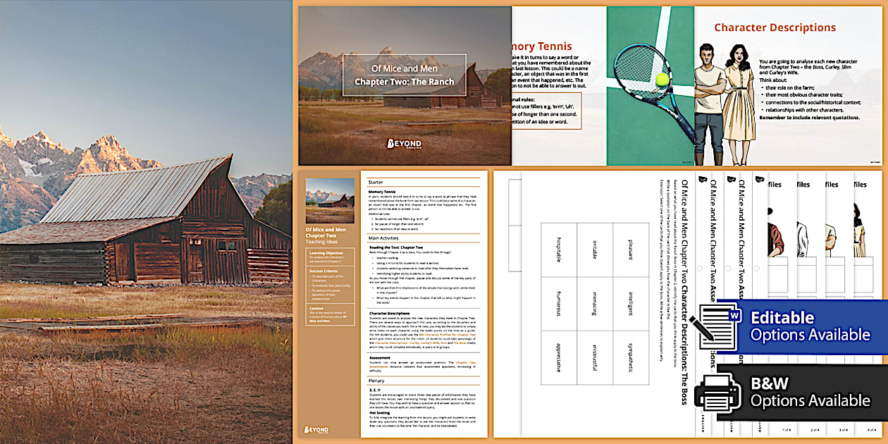 Of Mice and Men Chapter 2 | KS3 English Literature | Beyond