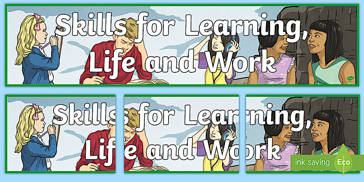 CfE Second Level Skills for Learning, Life and Work Display Banner