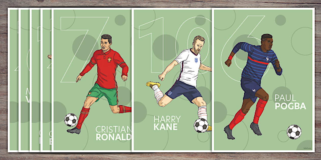 Euro 2020 Footballer Poster Pack | Twinkl Party