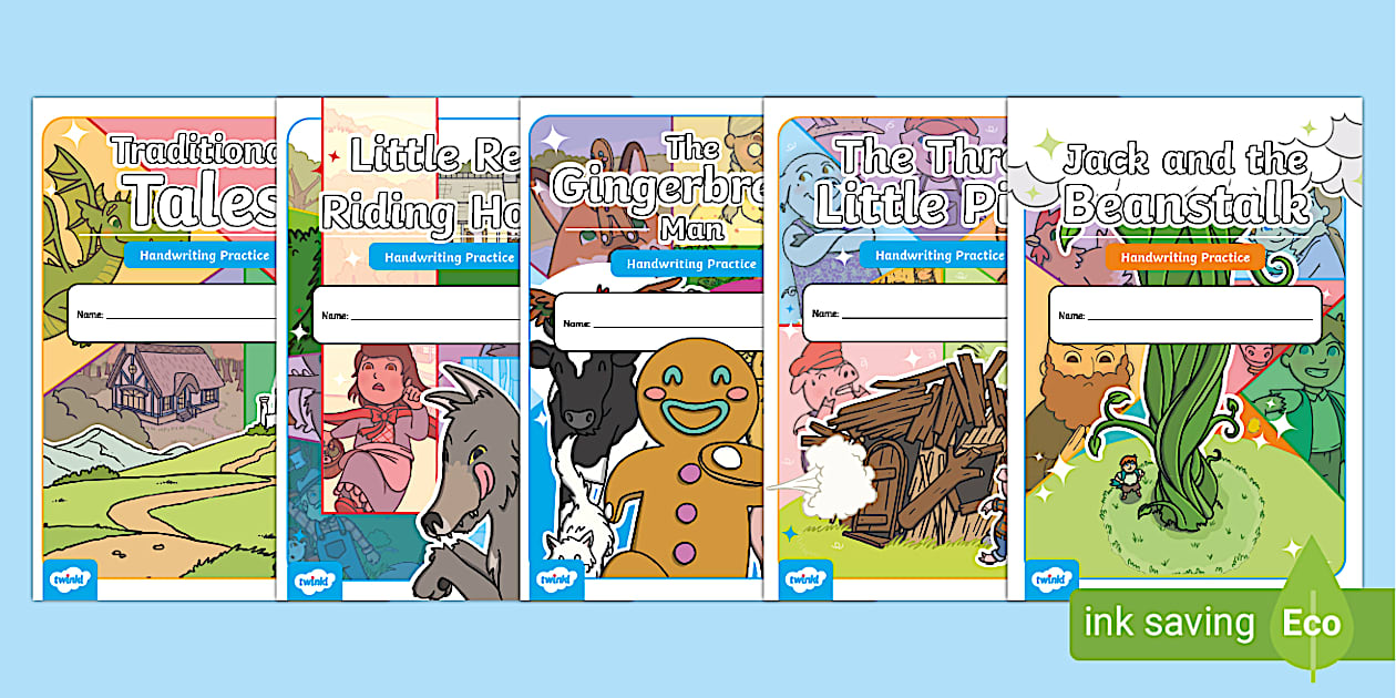 Traditional Tales Letter Formation & Pencil Control Bumper Pack