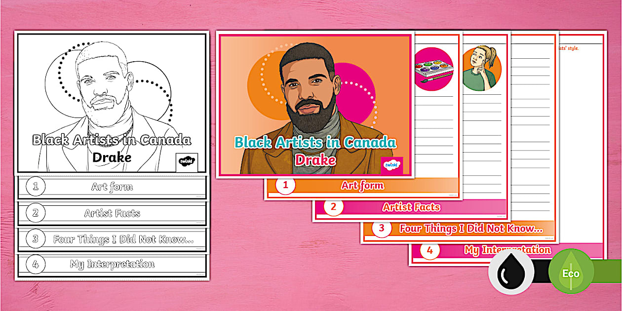 Black Artists in Canada Flip Book: Drake