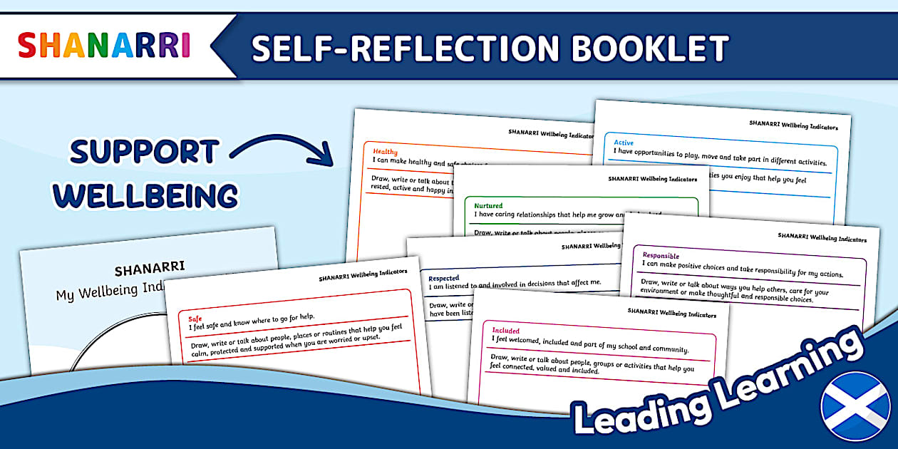Wellbeing Indicators SHANARRI Self-Reflection Booklet
