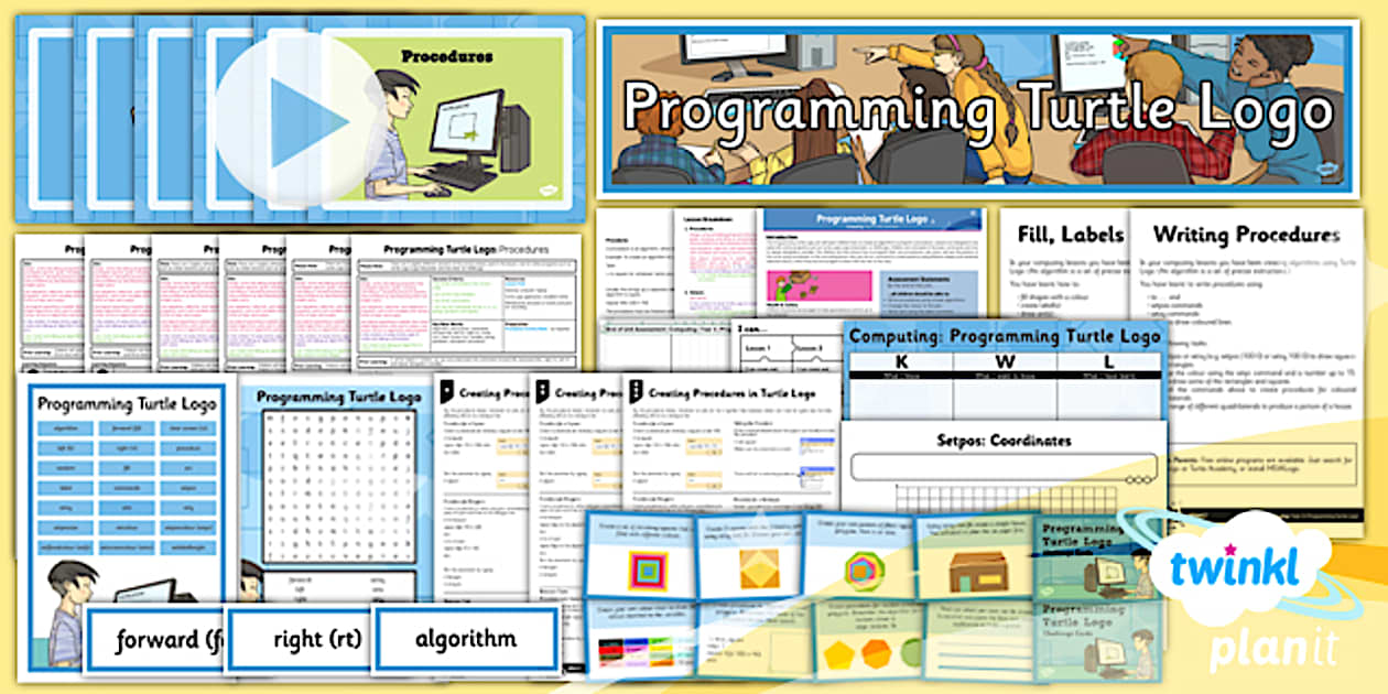Turtle Programming | Programming Turtle Logo | Y4 Computing