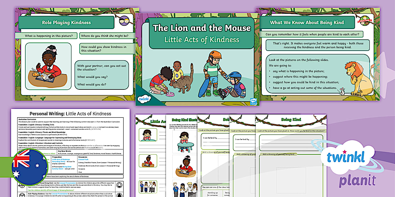 Foundation The Lion and the Mouse Personal Writing Lesson 4