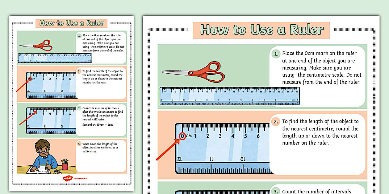 Distance Example Using Ruler Interactive Ruler | How to Use a Ruler PowerPoint