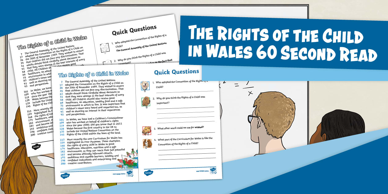 The Rights of the Child in Wales 60 Second Read