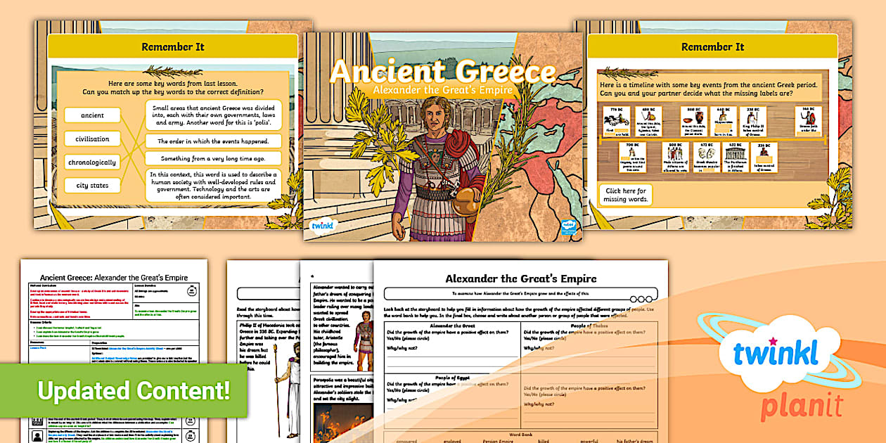 History: Ancient Greece: Alexander the Great Lesson Plan