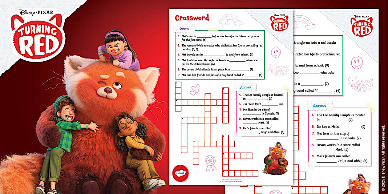Turning Red: Crossword