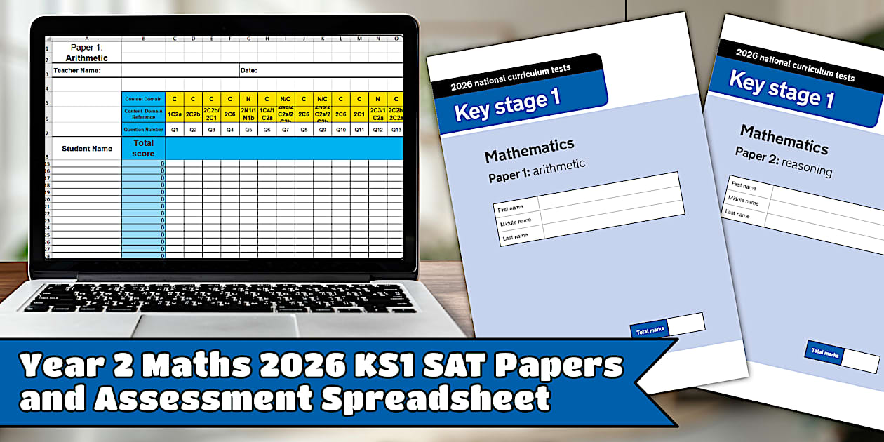 Ks1 Math Paper 👉 Year 2 Maths 2026 KS1 SAT Papers and Assessment Spreadsheet