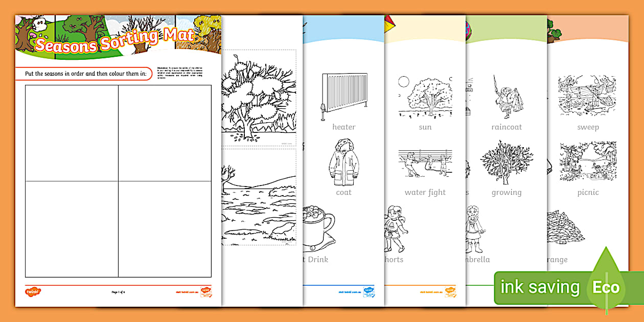 Seasons of the Year Worksheet