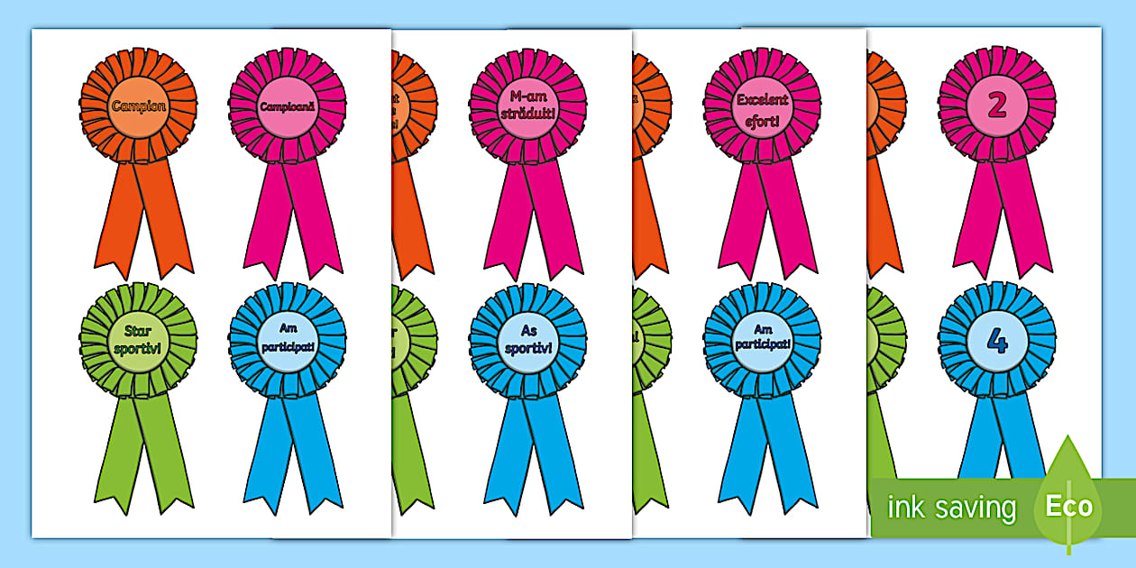 Ziua Sportului - Rozete (Teacher-Made) - Twinkl