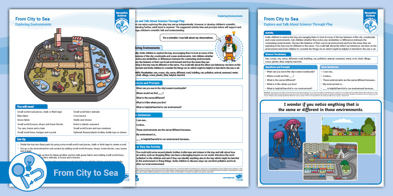 From City to Sea Exploring Environments (White Rose Science)