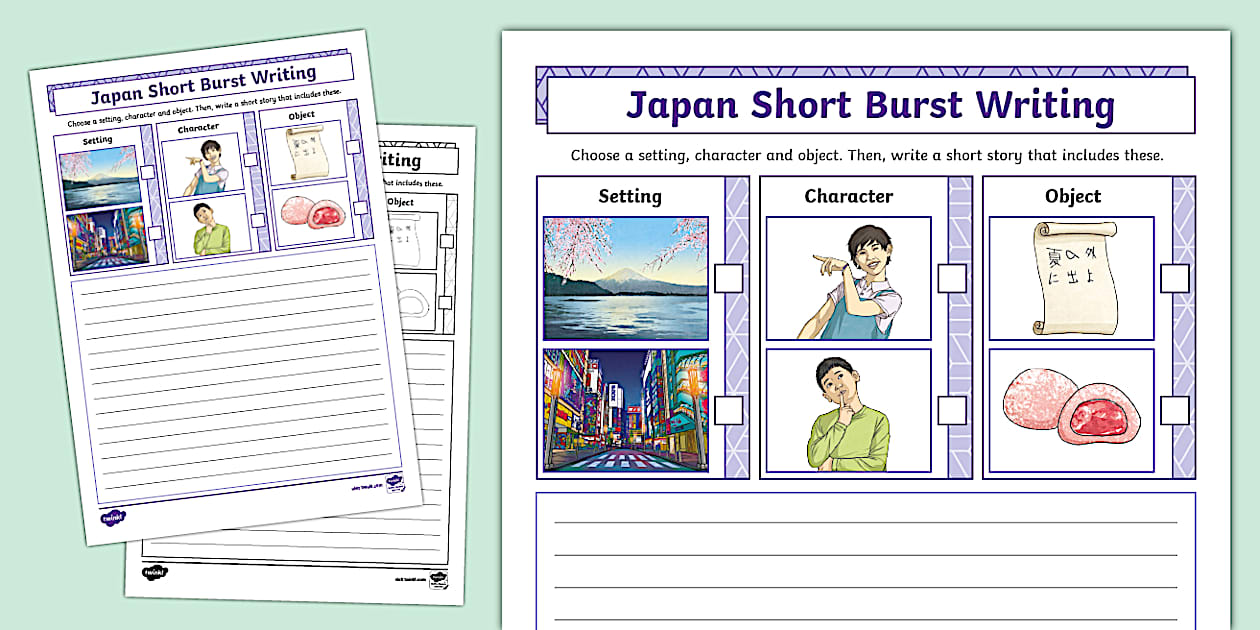 KS2 Japan Short Burst Writing Template - Twinkl
