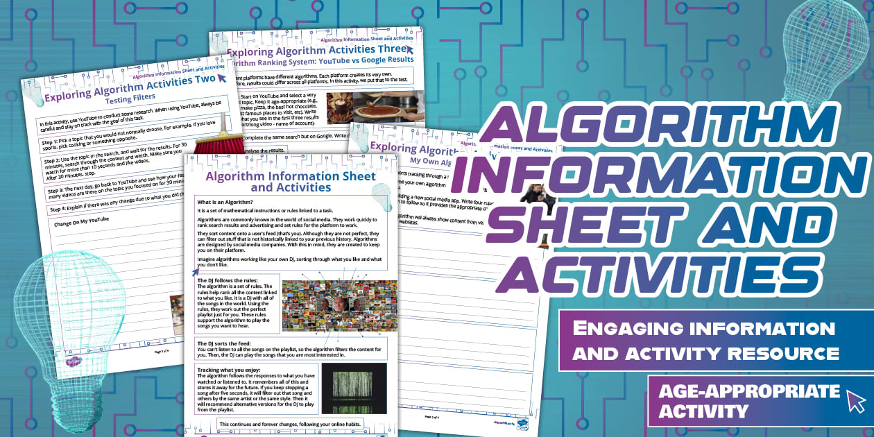 Algorithm Information Sheet and Activities