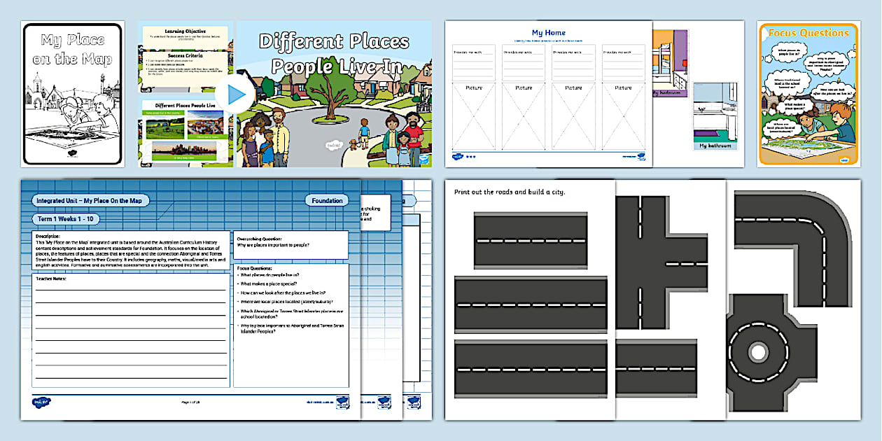 My Place on the Map Foundation IU Wk 1-2 (teacher made)