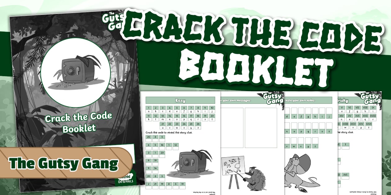 The Gutsy Gang: Book 1 – Crack the Code Booklet