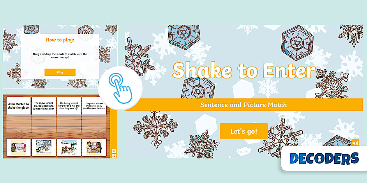 Commut Word Level Shake to Enter: Interactive Word Level Activity - Decoders