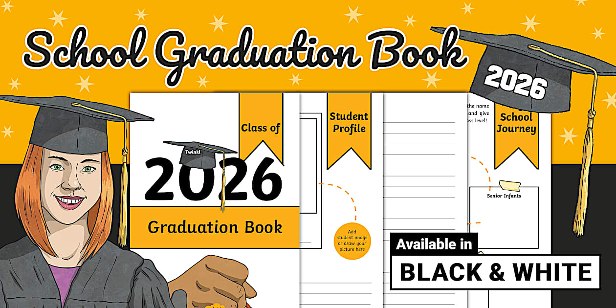 Summer School Graduation Book | 6th Class | Twinkl