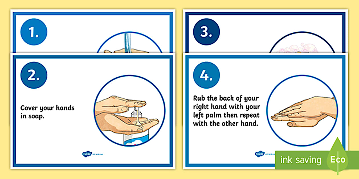 Guide to Washing Hands KS2 (Teacher-Made) - Twinkl