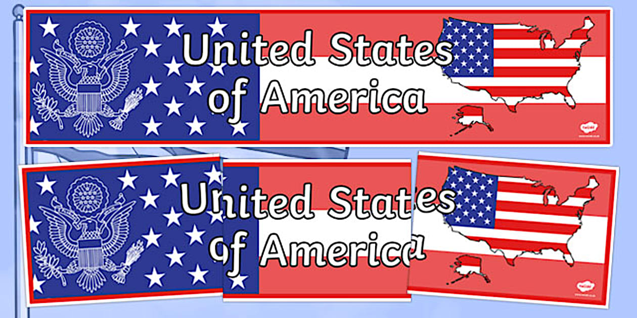 United States Of America Display Banner