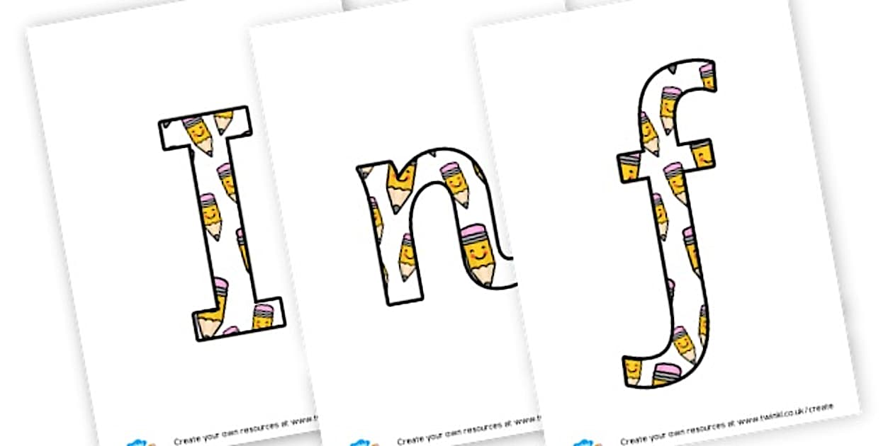 Information Board - display lettering (teacher made)