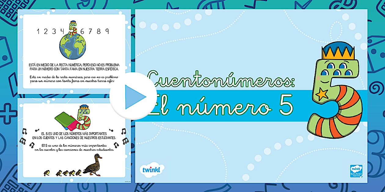 Cuentonúmeros: El número 5