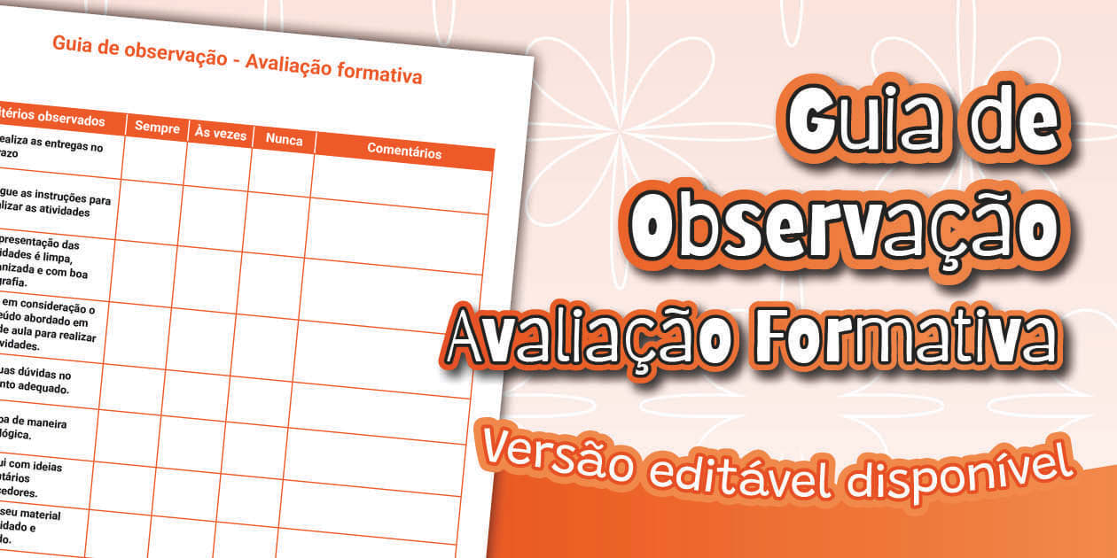 Guia para educadores - Avaliação Formativa