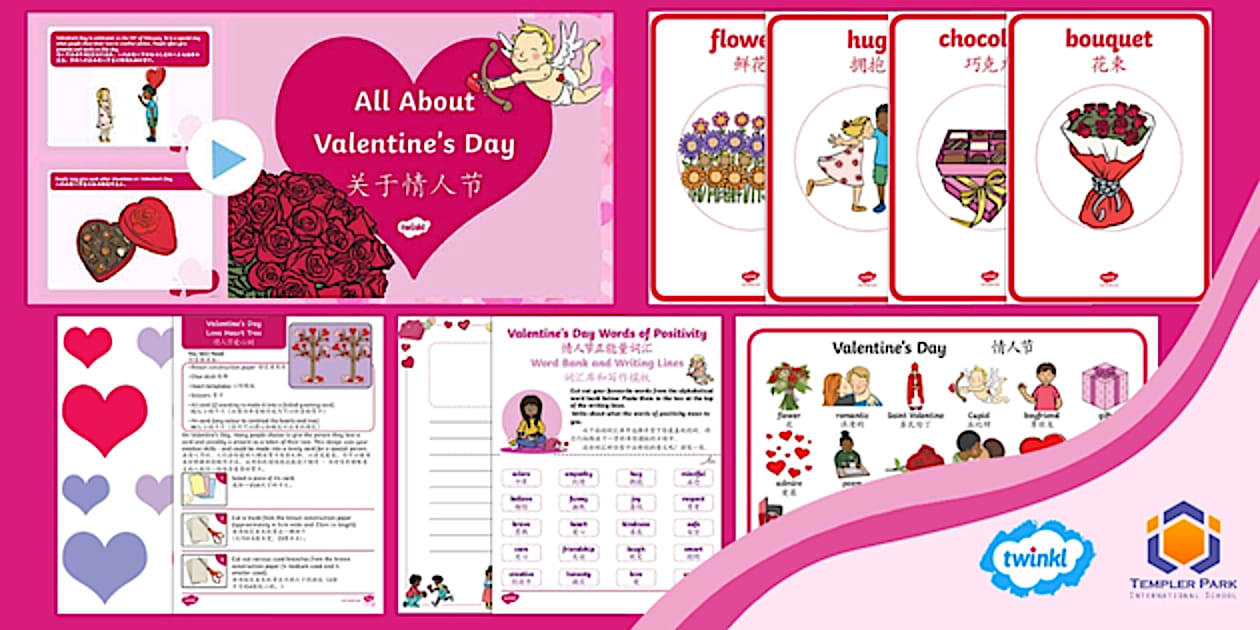Twinkl x TPIS Valentines Day Activity Pack