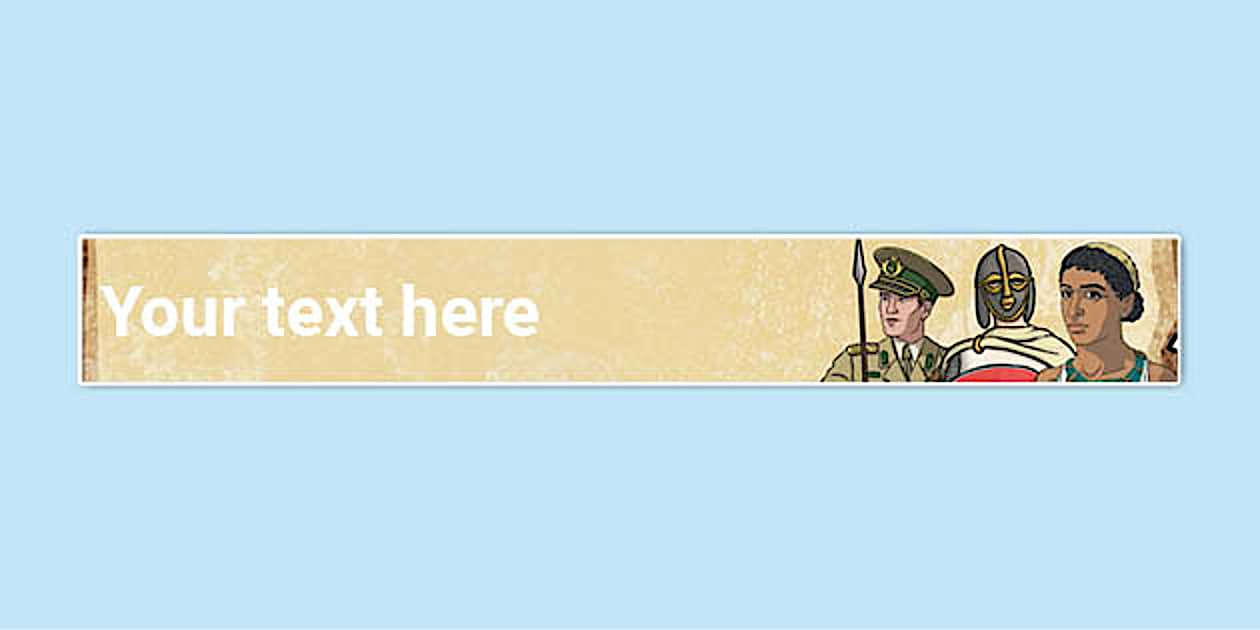 MS Teams Banner History - Twinkl