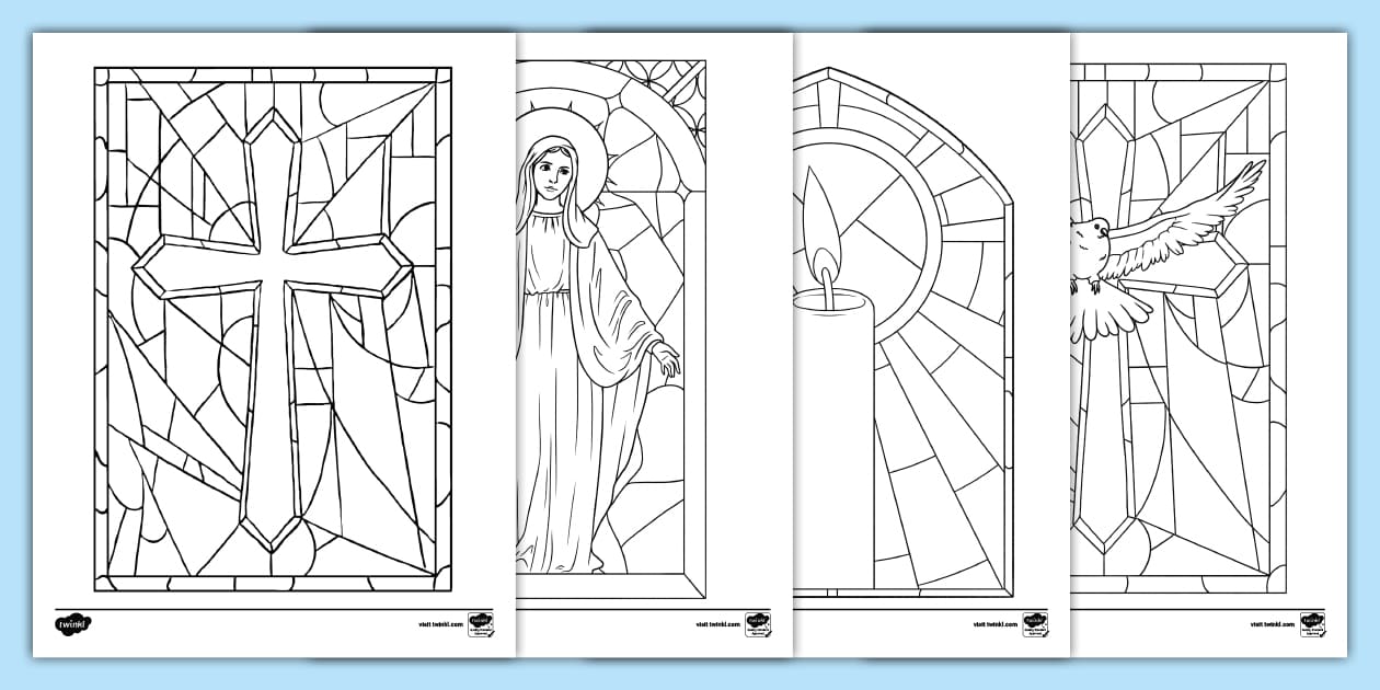 All Souls 39 Day Stained Glass Coloring - All Souls Day Stained Glass Coloring Sheet Us Ce 1728872472 Ver 1 