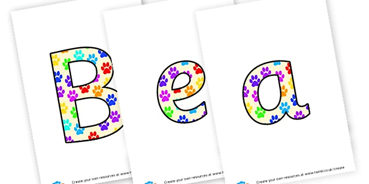 Bears heading - display lettering - Bears Primary Resources