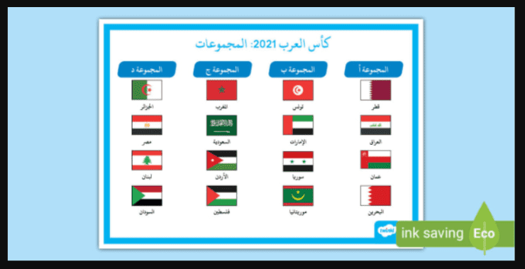 المفارقة سلم يعتبر  كأس العرب 2021 - معلومات وأنشطة