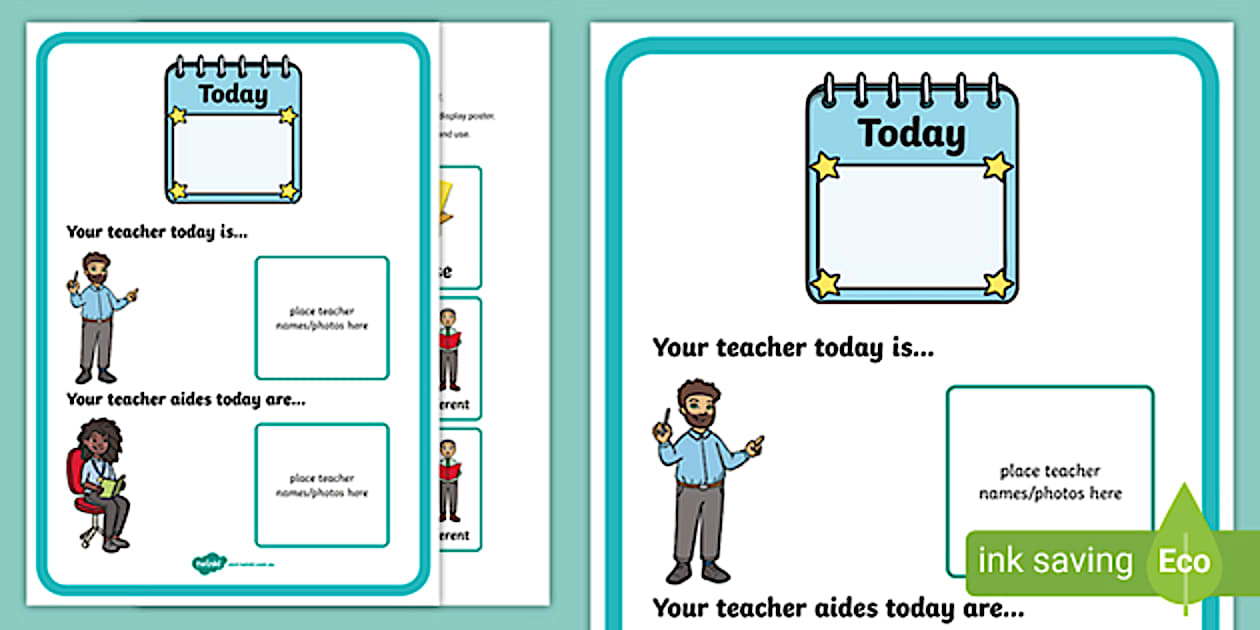 Meet the Teacher Poster - Inclusion Resources (teacher made)