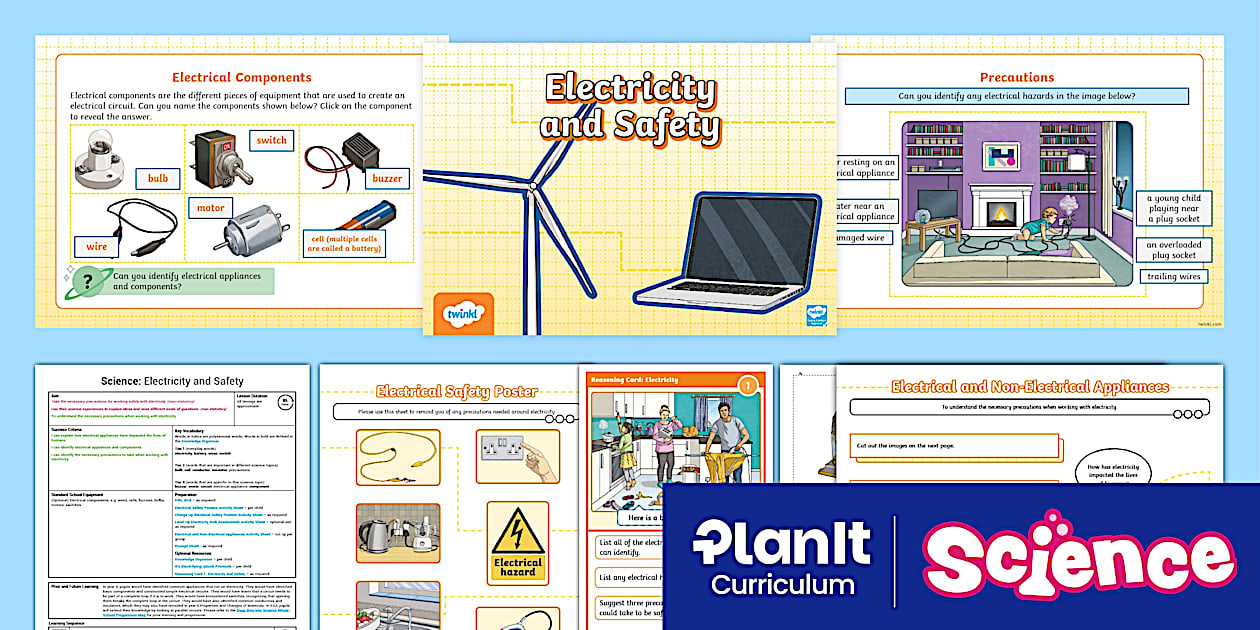Y6 Electricity: Electricity and Safety Lesson 1 - Twinkl