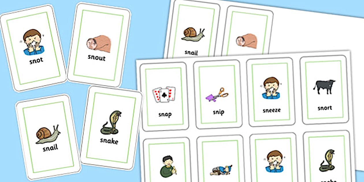 SN Playing Cards (teacher made) - Twinkl