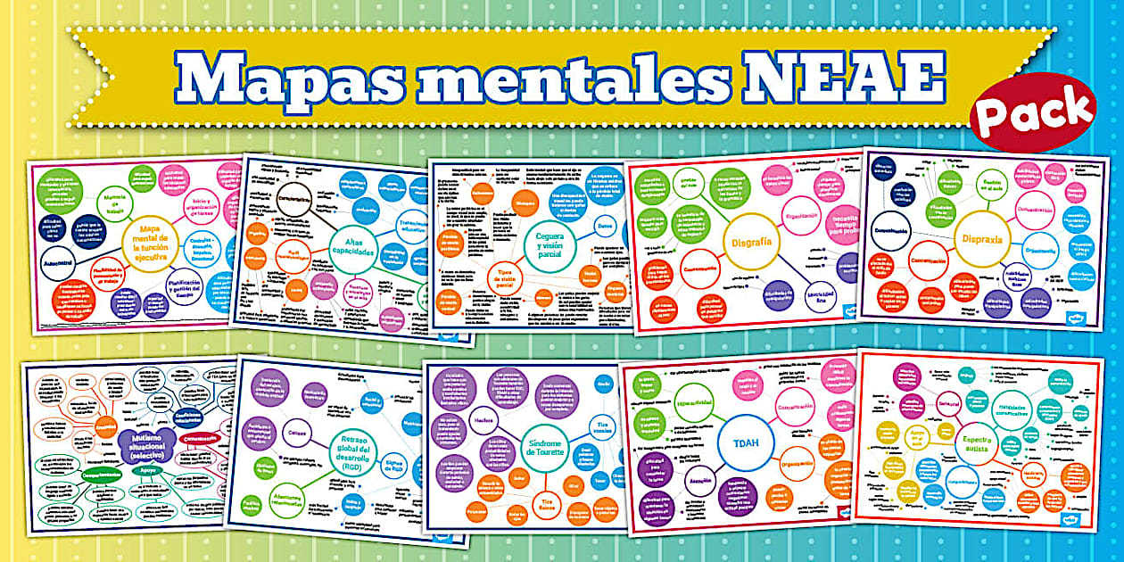 Pack: Mapas mentales NEAE